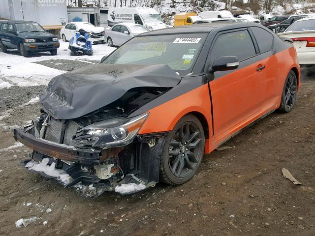 JTKJF5C71FJ006507 - 2015 TOYOTA SCION TC ორფეროვანი ფოტო 2