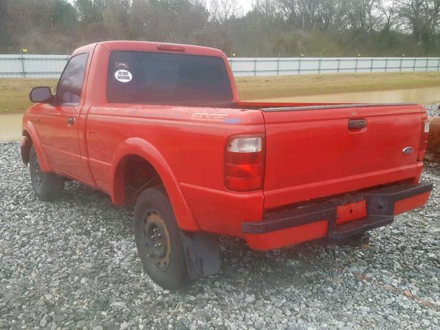 1FTYR10U05PB07159 - 2005 FORD RANGER RED photo 3