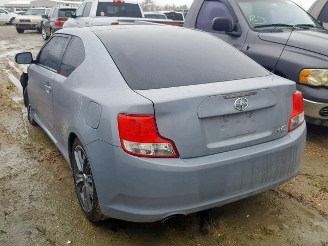 JTKJF5C71B3020292 - 2011 TOYOTA SCION TC ნაცრისფერი ფოტო 3