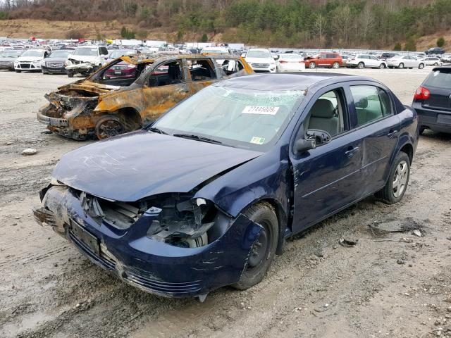 1G1AL58F787120276 - 2008 CHEVROLET COBALT LT BLUE photo 2