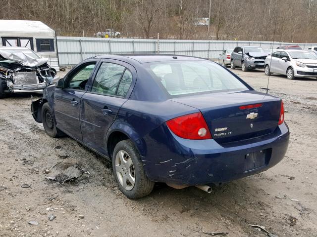 1G1AL58F787120276 - 2008 CHEVROLET COBALT LT BLUE photo 3