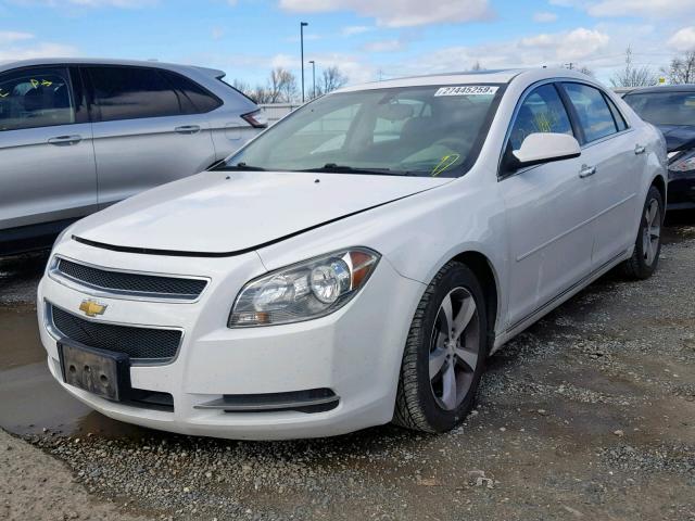 1G1ZC5E09CF122712 - 2012 CHEVROLET MALIBU 1LT თეთრი ფოტო 2