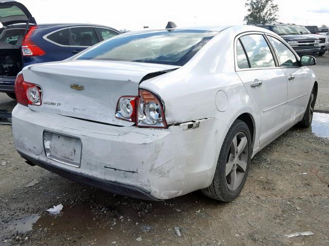 1G1ZC5E09CF122712 - 2012 CHEVROLET MALIBU 1LT თეთრი ფოტო 4