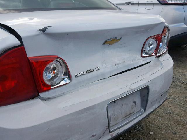 1G1ZC5E09CF122712 - 2012 CHEVROLET MALIBU 1LT თეთრი ფოტო 9