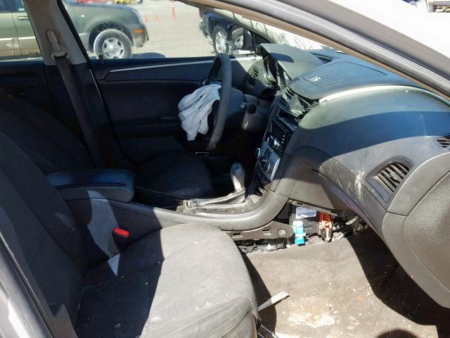 1G1ZH57BX9F116376 - 2009 CHEVROLET MALIBU 1LT 银色 照片 5