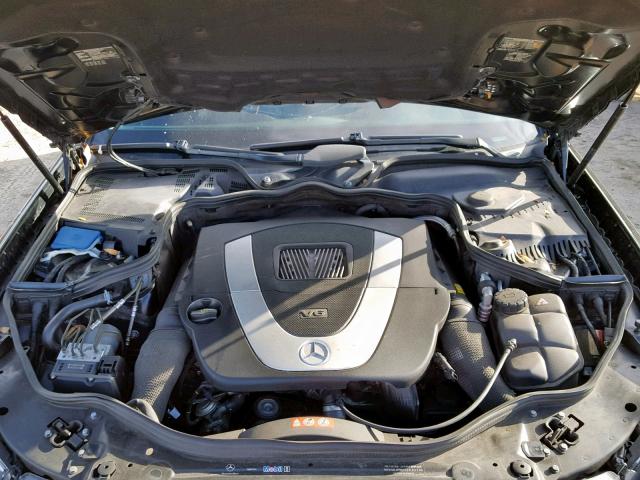 WDBUF56X47A992583 - 2007 MERCEDES-BENZ E 350 BLACK photo 7