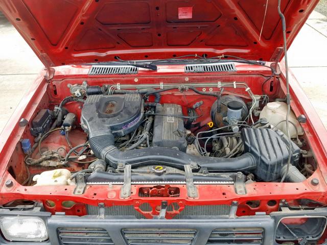 1N6SD11S9RC339612 - 1994 NISSAN TRUCK BASE RED photo 7