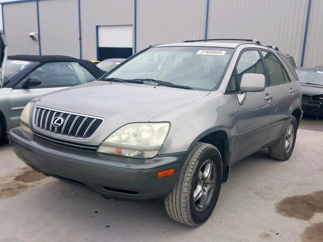 JTJHF10U920273125 - 2002 LEXUS RX 300 GRAY photo 2