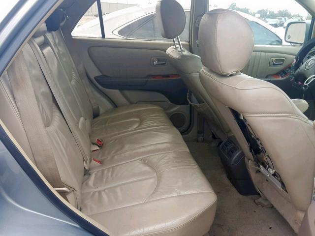 JTJHF10U920273125 - 2002 LEXUS RX 300 GRAY photo 6