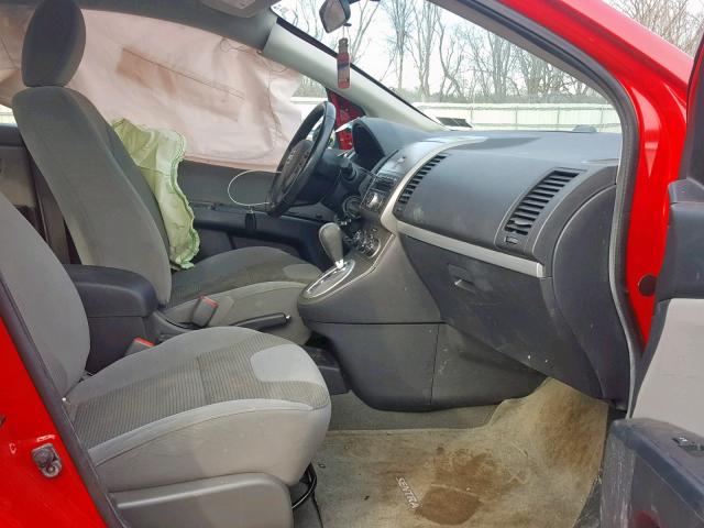 3N1AB6AP7CL689879 - 2012 NISSAN SENTRA 2.0 RED photo 5