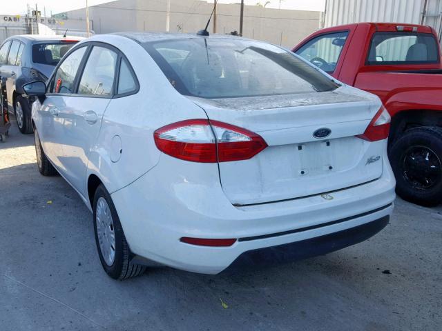 3FADP4AJ7HM137835 - 2017 FORD FIESTA S WHITE photo 3