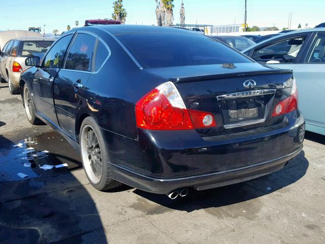 JNKAY01E07M303952 - 2007 INFINITI M35 BASE BLACK photo 3