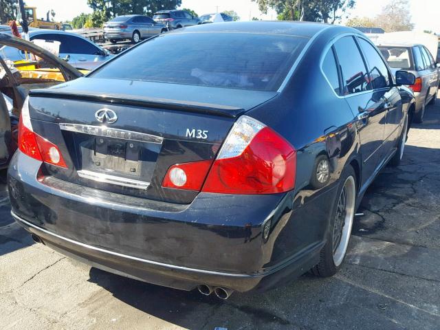 JNKAY01E07M303952 - 2007 INFINITI M35 BASE BLACK photo 4