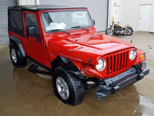 1J4FA64S75P336680 - 2005 JEEP WRANGLER / RED photo 1