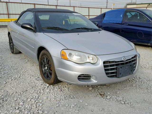 1C3EL75R96N211033 - 2006 CHRYSLER SEBRING GT SILVER photo 1