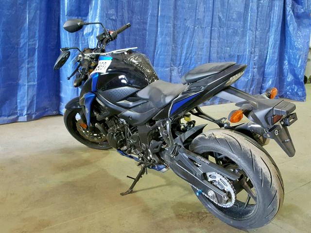 JS1C533B3J2101031 - 2018 SUZUKI GSX-S750 BLUE photo 3