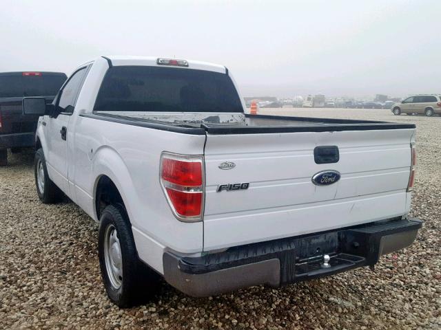 1FTMF1CW9AKA90776 - 2010 FORD F150 WHITE photo 3