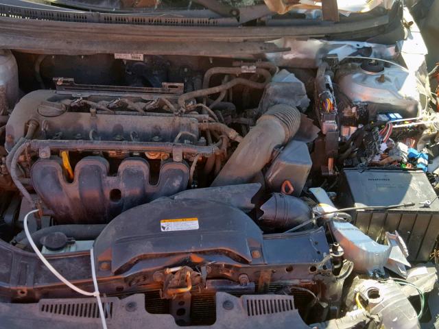 KNAFU4A25A5810313 - 2010 KIA FORTE EX SILVER photo 7