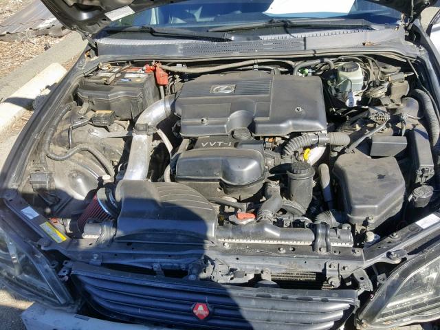 JTHBD192440083752 - 2004 LEXUS IS 300 GRAY photo 7