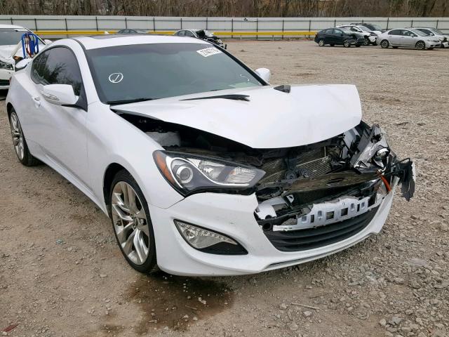 KMHHU6KJ3FU129251 - 2015 HYUNDAI GENESIS CO WHITE photo 1