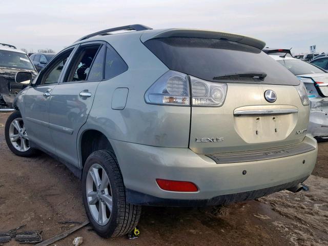 JTJHW31U182050858 - 2008 LEXUS RX 400H SILVER photo 3