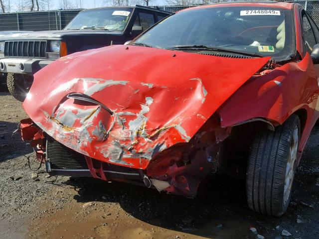 1B3ES66S25D283658 - 2005 DODGE NEON SRT-4 RED photo 9