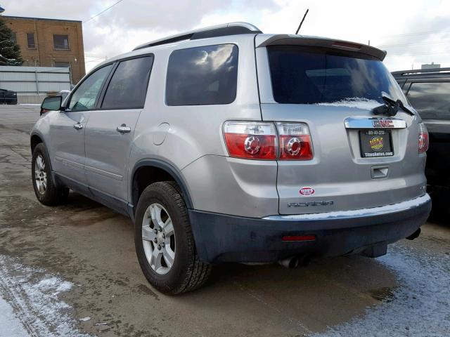 1GKEV13768J229024 - 2008 GMC ACADIA SLE GRAY photo 3