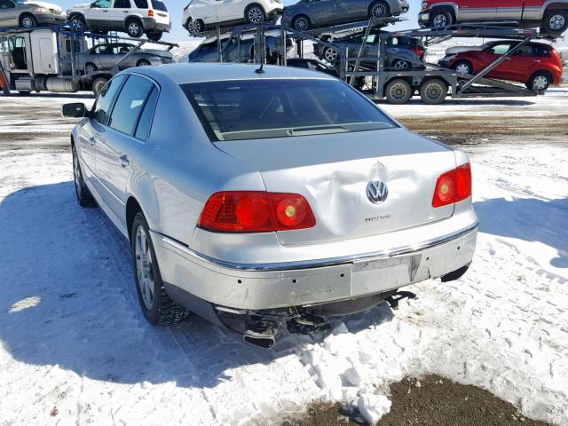 WVWAF63D448010378 - 2004 VOLKSWAGEN PHAETON 4. SILVER photo 3