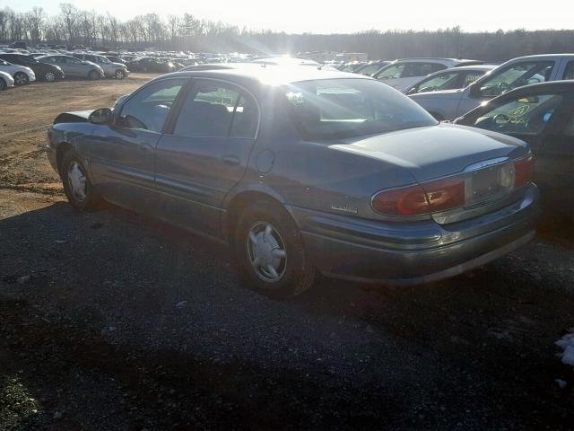 1G4HR54K4YU108851 - 2000 BUICK LESABRE LI BLUE photo 3