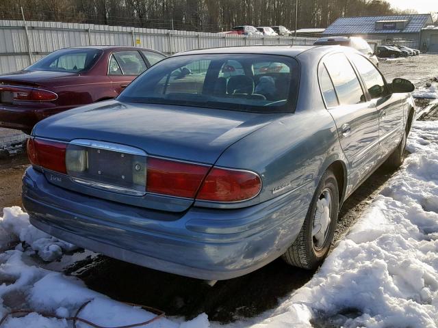 1G4HR54K4YU108851 - 2000 BUICK LESABRE LI BLUE photo 4