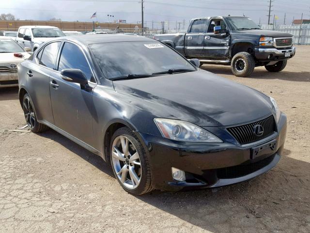 JTHCK262795033569 - 2009 LEXUS IS 250 BLACK photo 1