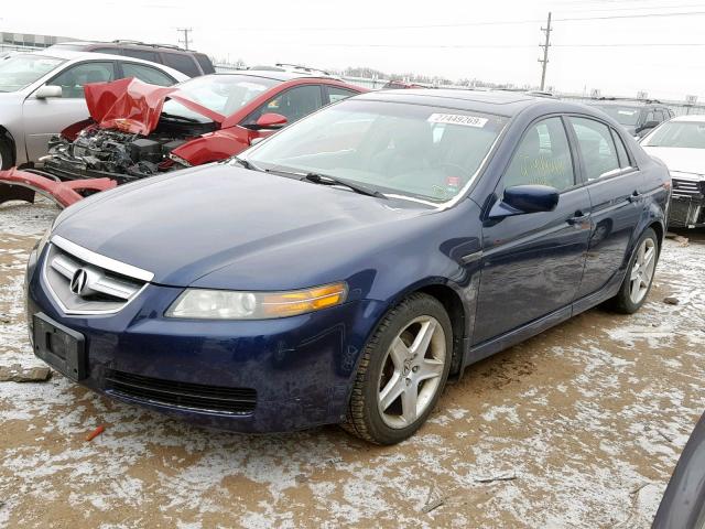 19UUA66286A055004 - 2006 ACURA 3.2TL BLUE photo 2