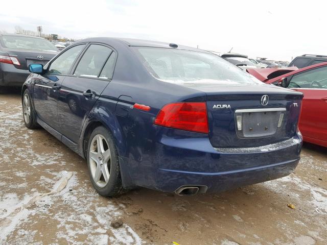 19UUA66286A055004 - 2006 ACURA 3.2TL BLUE photo 3