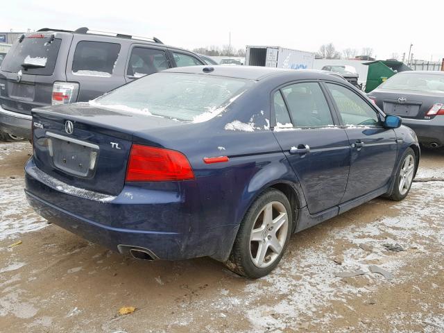 19UUA66286A055004 - 2006 ACURA 3.2TL BLUE photo 4