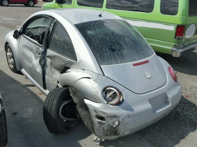 3VWCB21C12M442410 - 2002 VOLKSWAGEN NEW BEETLE ვერცხლისფერი ფოტო 3