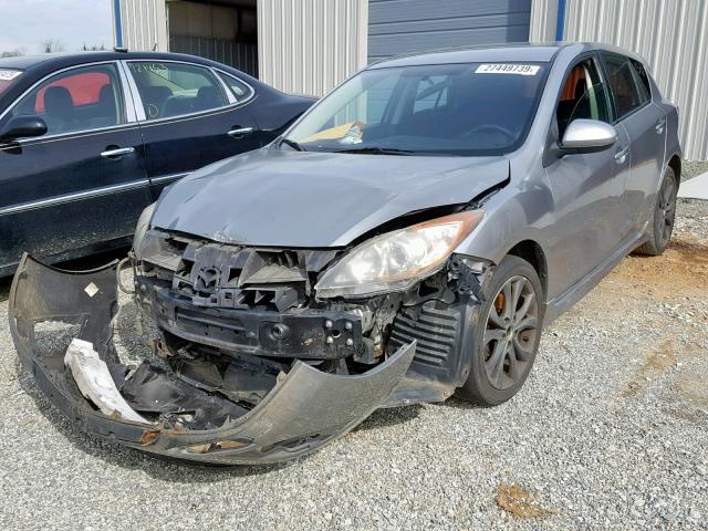 JM1BL1K56B1437903 - 2011 MAZDA 3 S SILVER photo 2