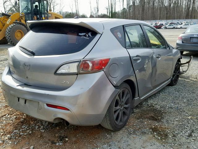 JM1BL1K56B1437903 - 2011 MAZDA 3 S SILVER photo 4