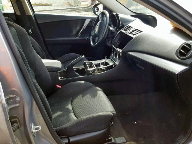 JM1BL1K56B1437903 - 2011 MAZDA 3 S SILVER photo 5