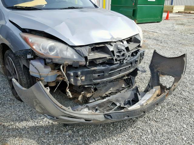 JM1BL1K56B1437903 - 2011 MAZDA 3 S SILVER photo 9