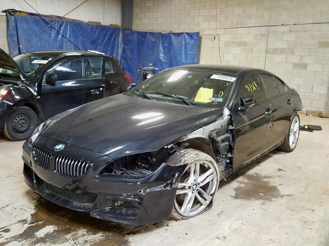 WBA6B4C56ED099360 - 2014 BMW 650 XI BLACK photo 2