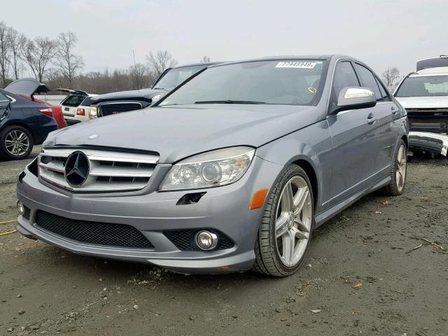 WDDGF56X38F142016 - 2008 MERCEDES-BENZ C 350 SILVER photo 2