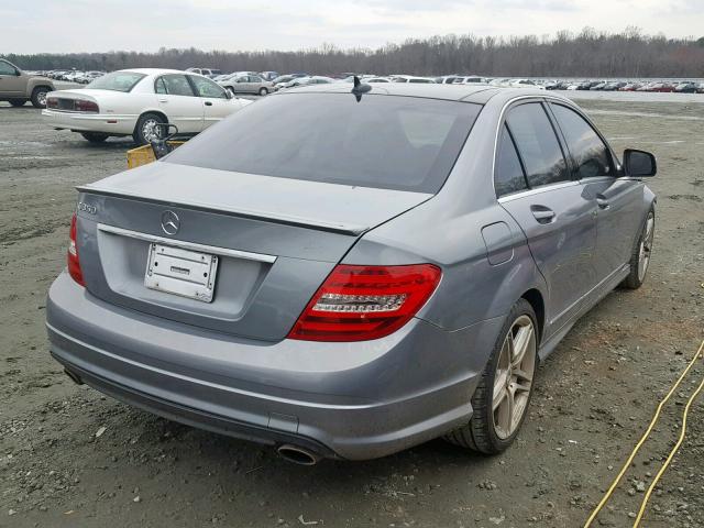 WDDGF56X38F142016 - 2008 MERCEDES-BENZ C 350 SILVER photo 4