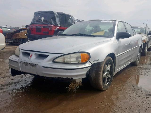 1G2NW52E34M625487 - 2004 PONTIAC GRAND AM G SILVER photo 2