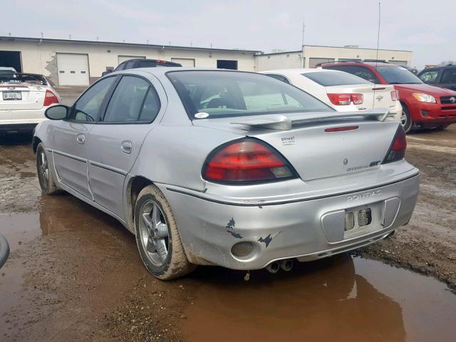 1G2NW52E34M625487 - 2004 PONTIAC GRAND AM G SILVER photo 3