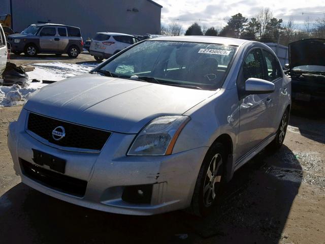 3N1AB6AP7CL739227 - 2012 NISSAN SENTRA 2.0 SILVER photo 2