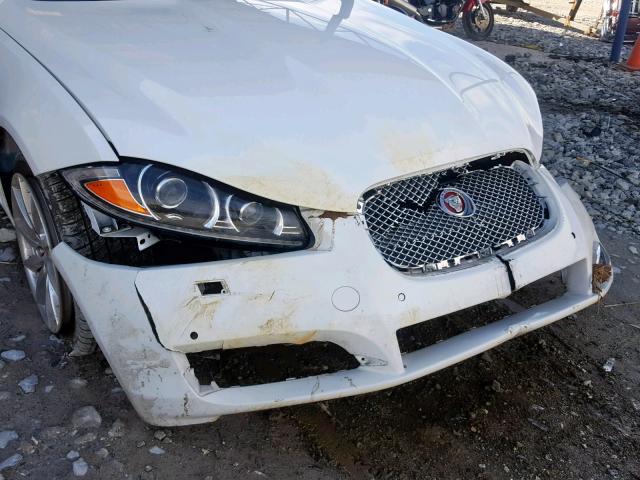 SAJWA0FS3FPU66510 - 2015 JAGUAR XF 2.0T PR WHITE photo 9