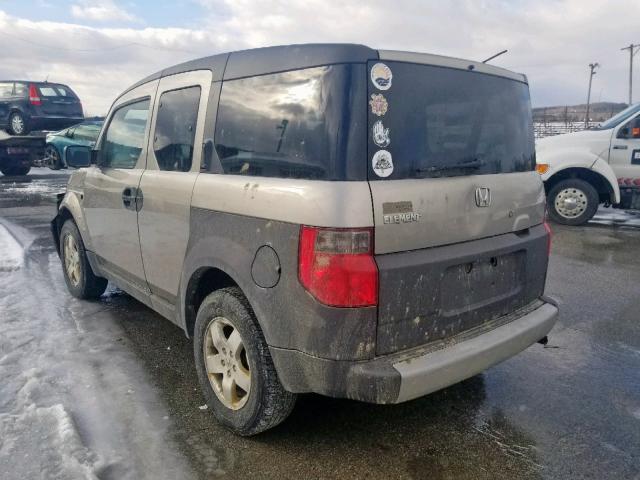 5J6YH28543L050002 - 2003 HONDA ELEMENT EX SILVER photo 3