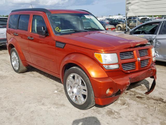 1D8GT58637W719795 - 2007 DODGE NITRO R/T ORANGE photo 1