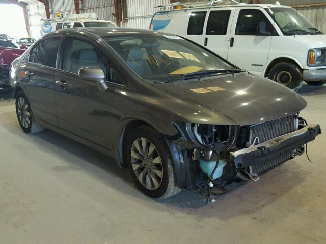 19XFA1F96AE055998 - 2010 HONDA CIVIC EXL GRAY photo 1