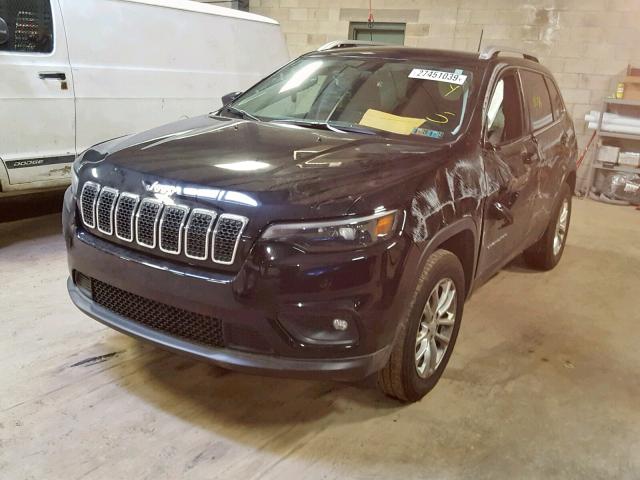 1C4PJMCB6KD283600 - 2019 JEEP CHEROKEE L BLACK photo 2